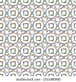 Geometric ornamental vector pattern. Seamless design texture.
