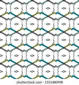 Geometric ornamental vector pattern. Seamless design texture.