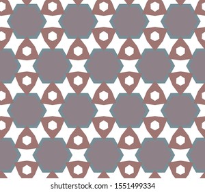 Geometric ornamental vector pattern. Seamless design texture.