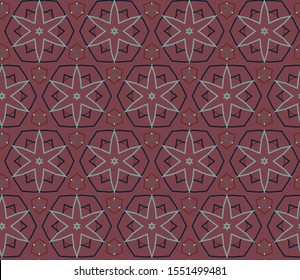 Geometric ornamental vector pattern. Seamless design texture.