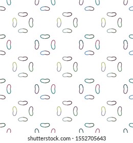 Geometric ornamental vector pattern. Seamless design texture.