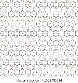 Geometric ornamental vector pattern. Seamless design texture.