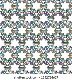 Geometric ornamental vector pattern. Seamless design texture.