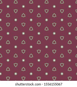 Geometric ornamental vector pattern. Seamless design texture.