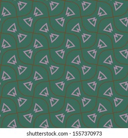 Geometric ornamental vector pattern. Seamless design texture.