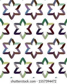 Geometric ornamental vector pattern. Seamless design texture.