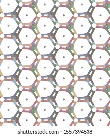 Geometric ornamental vector pattern. Seamless design texture.