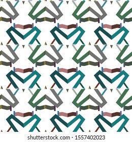 Geometric ornamental vector pattern. Seamless design texture.