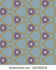 Geometric ornamental vector pattern. Seamless design texture.