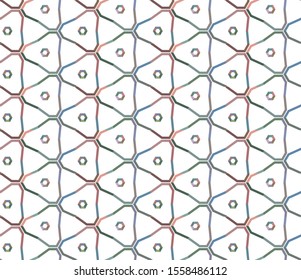 Geometric ornamental vector pattern. Seamless design texture.