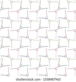 Geometric ornamental vector pattern. Seamless design texture.