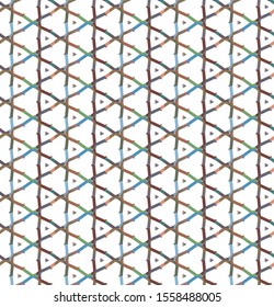 Geometric ornamental vector pattern. Seamless design texture.