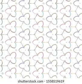Geometric ornamental vector pattern. Seamless design texture.