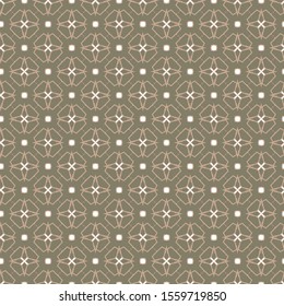 Geometric ornamental vector pattern. Seamless design texture.