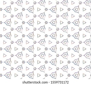 Geometric ornamental vector pattern. Seamless design texture.