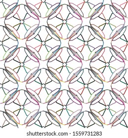 Geometric ornamental vector pattern. Seamless design texture.