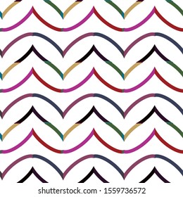 Geometric ornamental vector pattern. Seamless design texture.