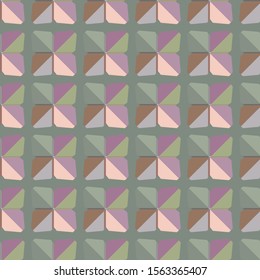 Geometric ornamental vector pattern. Seamless design texture.