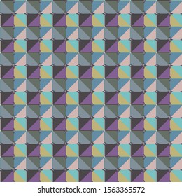 Geometric ornamental vector pattern. Seamless design texture.