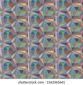 Geometric ornamental vector pattern. Seamless design texture.