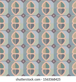 Geometric ornamental vector pattern. Seamless design texture.