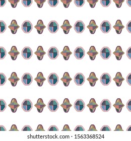 Geometric ornamental vector pattern. Seamless design texture.