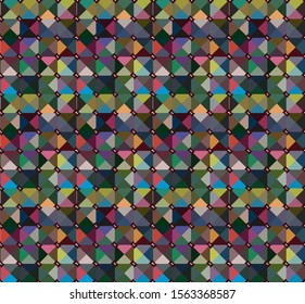 Geometric ornamental vector pattern. Seamless design texture.