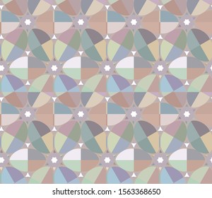 Geometric ornamental vector pattern. Seamless design texture.