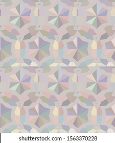 Geometric ornamental vector pattern. Seamless design texture.