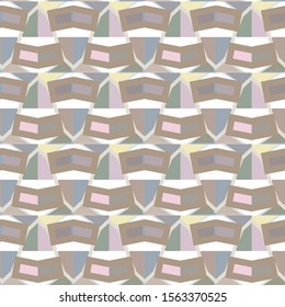 Geometric ornamental vector pattern. Seamless design texture.