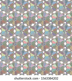 Geometric ornamental vector pattern. Seamless design texture.