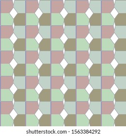 Geometric ornamental vector pattern. Seamless design texture.