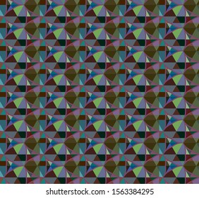 Geometric ornamental vector pattern. Seamless design texture.