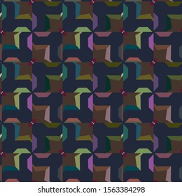 Geometric ornamental vector pattern. Seamless design texture.