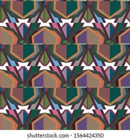 Geometric ornamental vector pattern. Seamless design texture.