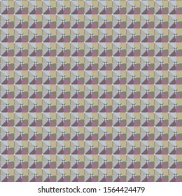 Geometric ornamental vector pattern. Seamless design texture.