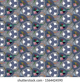 Geometric ornamental vector pattern. Seamless design texture.