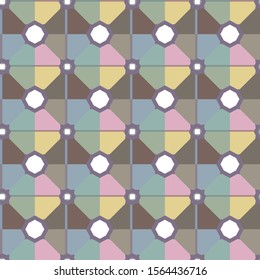 Geometric ornamental vector pattern. Seamless design texture.