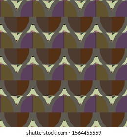 Geometric ornamental vector pattern. Seamless design texture.