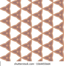 Geometric ornamental vector pattern. Seamless design texture.