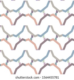 Geometric ornamental vector pattern. Seamless design texture.