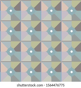 Geometric ornamental vector pattern. Seamless design texture.