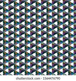 Geometric ornamental vector pattern. Seamless design texture.