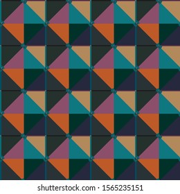 Geometric ornamental vector pattern. Seamless design texture.