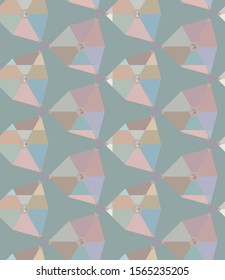 Geometric ornamental vector pattern. Seamless design texture.