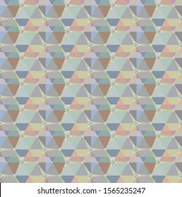 Geometric ornamental vector pattern. Seamless design texture.