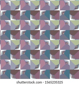 Geometric ornamental vector pattern. Seamless design texture.