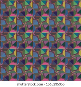 Geometric ornamental vector pattern. Seamless design texture.