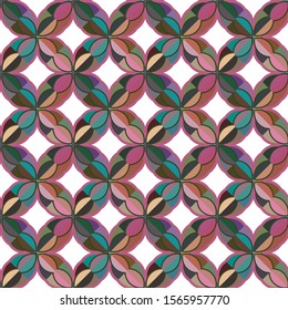 Geometric ornamental vector pattern. Seamless design texture.
