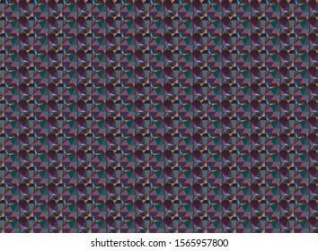 Geometric ornamental vector pattern. Seamless design texture.